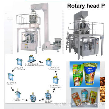 Rotary Premade Bag Stand up Pose Packaging Machine
